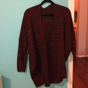 Long, chunky cardigan